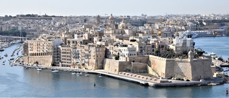 The View From Valletta Across To Senglea