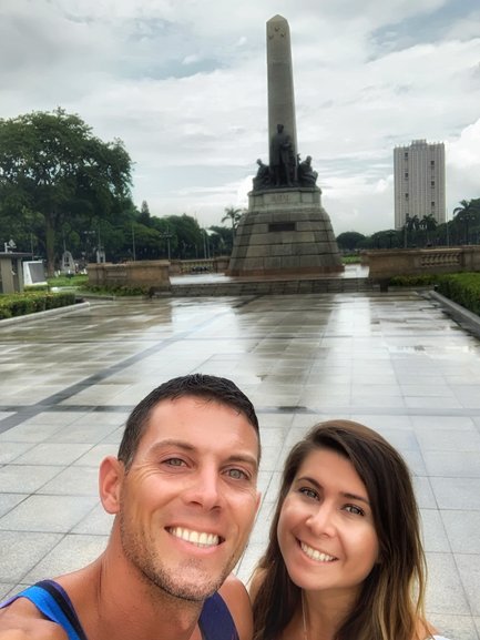 Brady and Bianca at Rizal Park