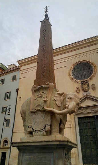Elephant and Obelisk, Piazza della Minerva