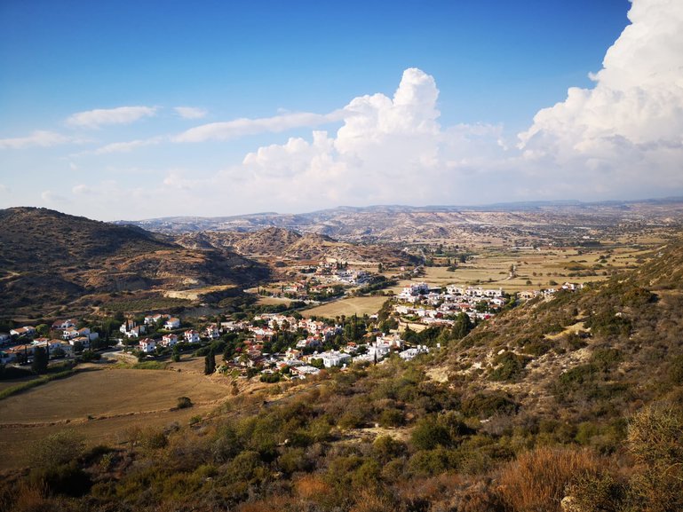 View from the highest hill in Pissouri