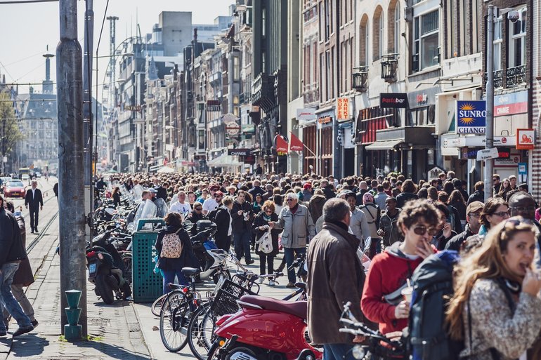 Amsterdam mass tourism
