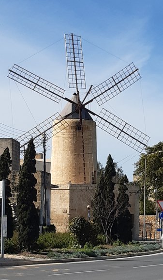 The windmill at Xewkija