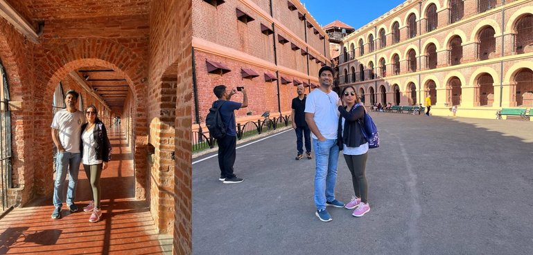 Posing at Cellular Jail