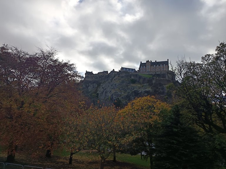 Edinburgh Castle from Princess Street Gardens