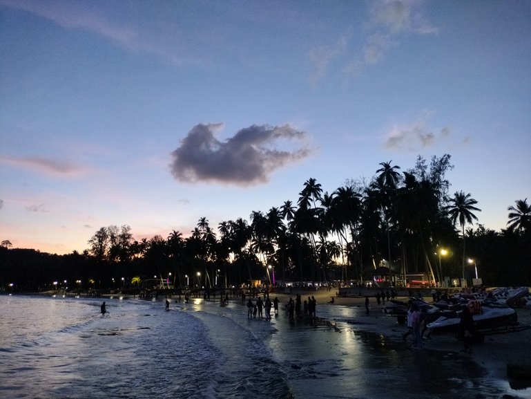 Sunset at Corbyn's Cave Beach