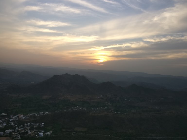 Sunset at Sajjan Garh