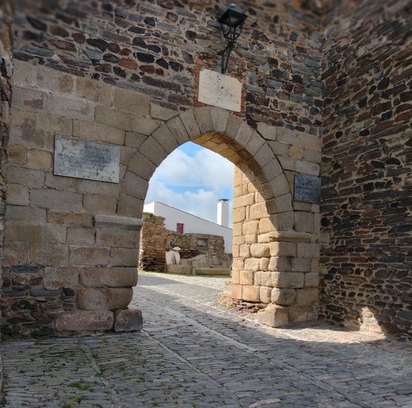 One of the entrances to the walled village of Monsaraz. Photo by Paul Wilcox.